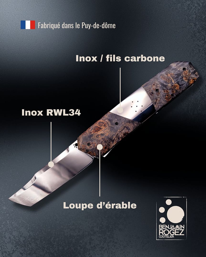 Le grun – Inox RWL34 – Loupe d’érable – Image 2